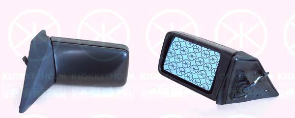 Exterior Mirror, for electric mirror adjustment, Plan, Heatable, blue, Left, 124 810 7716 (MERCEDES), A 124 810 7716 (MERCEDES), A124 810 7716 (MERCEDES)