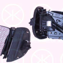 Exterior Mirror, with cable, for electric mirror adjustment, Aspherical, Heatable, Left, Number of pins: 7, 210 810 0176 (MERCEDES), A 210 810 0176 (MERCEDES), A210 810 0176 (MERCEDES)