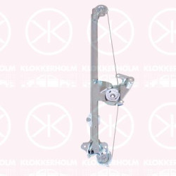 Window Regulator, OE-type, without electric motor, Electric, Left Rear, 210 730 1546 (MERCEDES), A 210 730 1546 (MERCEDES), A210 730 1546 (MERCEDES)