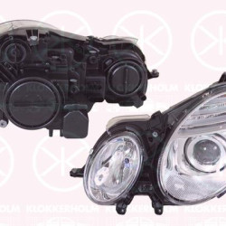 Headlight, H7/H7, with motor for headlamp levelling, Left, Illuminance [lx]: 25, 211 820 2961 (MERCEDES), A 211 820 2961 (MERCEDES), A211 820 2961 (MERCEDES)