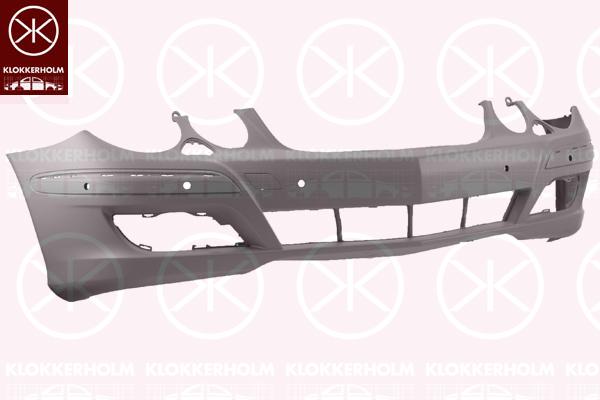 Bumper, w/primer, Avantgarde, Elegance, Front, with hole(s) for parking distance control, with hole(s) for washer nozzle, 211 880 1840 (MERCEDES), A 211 880 1840 (MERCEDES), A211 880 1840 (MERCEDES)