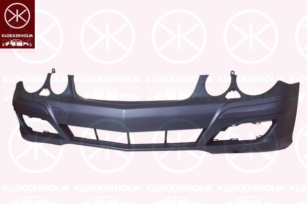 Bumper, w/primer, Classic, Front, with hole(s) for washer nozzle, 211 880 1240 (MERCEDES), A 211 880 1240 (MERCEDES), A211 880 1240 (MERCEDES)