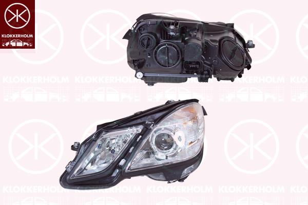 Headlight, Right, Illuminance [lx]: 20, H7/H7, with motor for headlamp levelling, Hella, 212 820 0261 (MERCEDES), 212 820 82 61 (MERCEDES), 212 820 8261 (MERCEDES), A 212 820 0261 (MERCEDES), A 212 820 82 61 (MERCEDES), A 212 820 8261 (MERCEDES), A212 820 0261 (MERCEDES), A212 820 82 61 (MERCEDES), A212 820 8261 (MERCEDES)