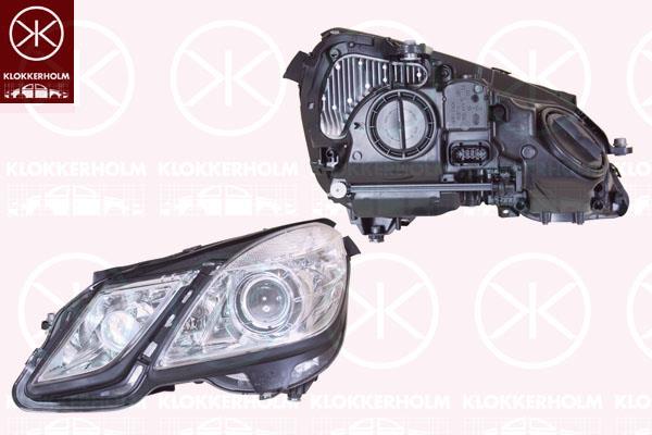 Headlight, without control unit for Xenon, with dynamic bending light, with indicator (LED), Bi-Xenon, with motor for headlamp levelling, Hella, Left, Illuminance [lx]: 20, 212 820 2759 (MERCEDES), A 212 820 2759 (MERCEDES), A212 820 2759 (MERCEDES)