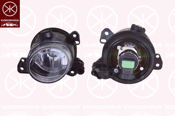 Front Fog Light, H11, Left, round, Ã80MM, Manufacturer Restriction: AL-Type, without bulb holder, 212 820 0956 (MERCEDES), A 212 820 0956 (MERCEDES), A212 820 0956 (MERCEDES)