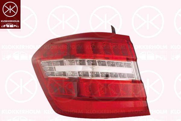 Tail Light Assembly, LED, Avantgarde, with bulb holder, Right, A2128204064 (MERCEDES)