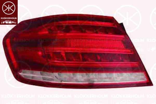 Tail Light Assembly, Right, LED, with bulb holder, 2129068802 (MERCEDES), A2129060803 (MERCEDES), A2129068802 (MERCEDES)