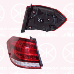 Tail Light Assembly, Left, Outer section, LED, Housing Colour: black, with bulb holder, 2129061703 (MERCEDES), A2129061703 (MERCEDES)