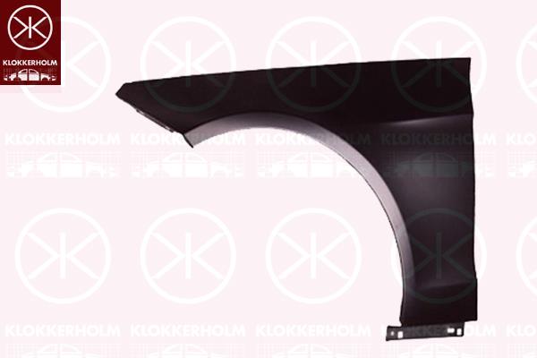 Wing, Aluminium, Left Front, without hole for direction indicator, A212 880 0118 (MERCEDES)