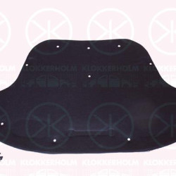 Engine Compartment Noise Insulation, Centre Section, Fitting Position: Bonnet, 212 682 0126 (MERCEDES), A212 682 0126 (MERCEDES)