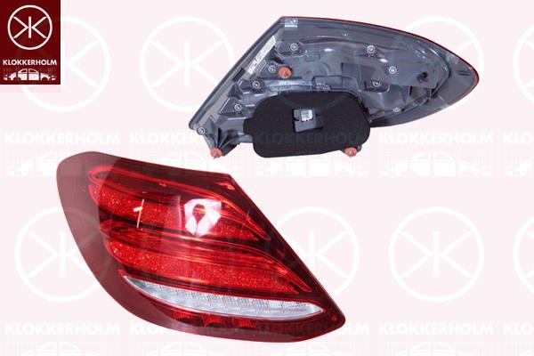 Tail Light Assembly, Left, Outer section, LED, A 213 906 7700 (MERCEDES), A2139067700 (MERCEDES)