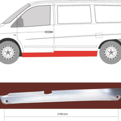 Rocker Panel, Repair Panel, Left, 