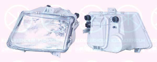 Headlight, H4/H1, Valeo, Right, Illuminance [lx]: 17.5, 638 820 2061 (MERCEDES), A 638 820 2061 (MERCEDES), A638 820 2061 (MERCEDES)