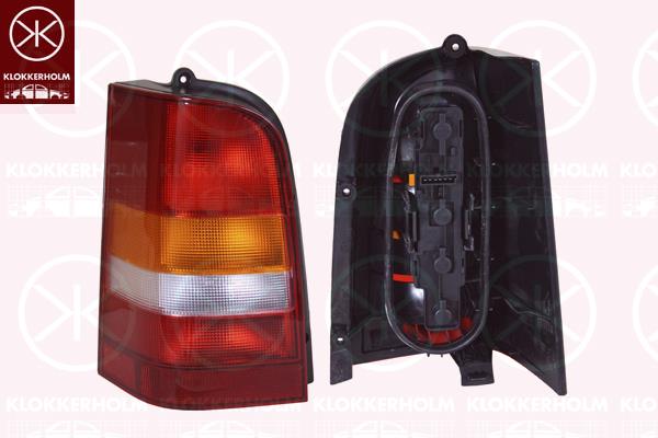 Tail Light Assembly, with bulb holder, Left, 638 820 1264 (MERCEDES), A 638 820 1264 (MERCEDES), A638 820 1264 (MERCEDES)