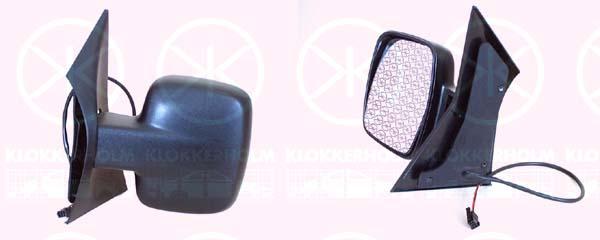 Exterior Mirror, for electric mirror adjustment, Convex, Heatable, Left, 638 810 0616 (MERCEDES), A 638 810 0616 (MERCEDES), A638 810 0616 (MERCEDES)