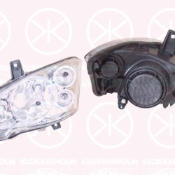 Headlight, H7/H7/H7, with motor for headlamp levelling, Hella, Right, 639 820 1961 (MERCEDES), A 639 820 1961 (MERCEDES), A639 820 1961 (MERCEDES)