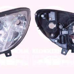 Headlight, H7/H7/H7, without motor for headlamp levelling, Left, Illuminance [lx]: 17.5, 639 820 0161 (MERCEDES), A 639 820 0161 (MERCEDES), A639 820 0161 (MERCEDES)