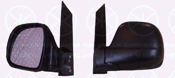 Exterior Mirror, Convex, Left, 6398100116 (MERCEDES), A0008100519 (MERCEDES), A0008110522 (MERCEDES), A6398100116 (MERCEDES)