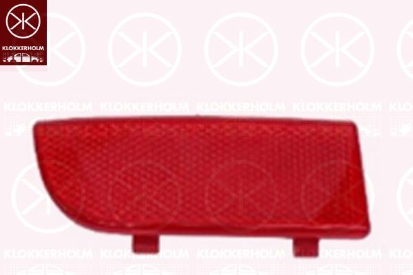 Reflector, red, Left Rear, 6398260440 (MERCEDES), A6398260440 (MERCEDES)