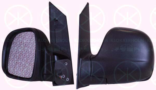 Exterior Mirror, for electric mirror adjustment, Aspherical, Heatable, Left, 639 810 5916 (MERCEDES), A 639 810 5916 (MERCEDES), A639 810 5916 (MERCEDES)