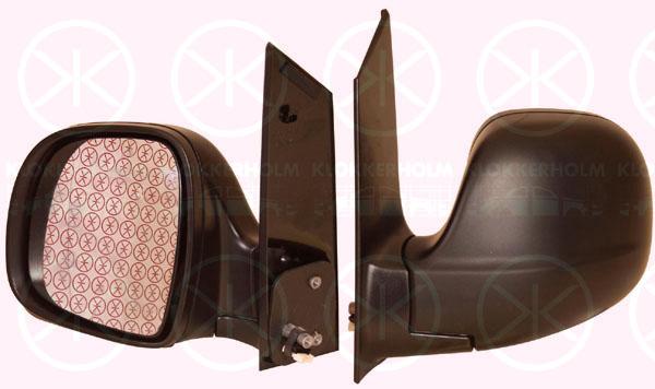 Exterior Mirror, Electronically foldable, for electric mirror adjustment, Aspherical, Heatable, Right, 639 810 6416 (MERCEDES), A 639 810 6416 (MERCEDES), A639 810 6416 (MERCEDES)