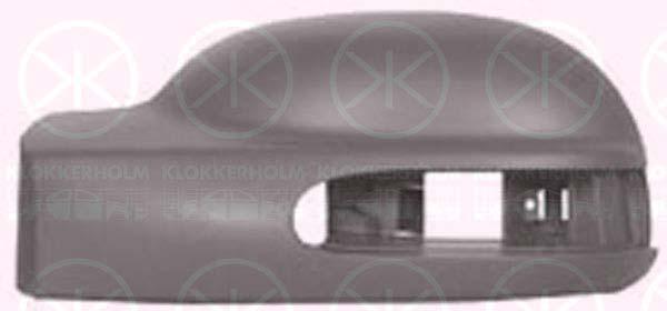 Housing, exterior mirror, w/primer, Left, 6398110461 (MERCEDES), A 639 811 0461 (MERCEDES), A6398110461 (MERCEDES)