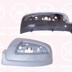 Housing, exterior mirror, Left, w/primer, 0008111222 (MERCEDES), A0008111222 (MERCEDES)