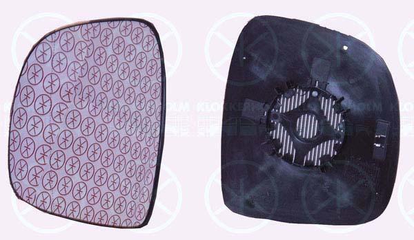 Mirror Glass, exterior mirror, for electric mirror adjustment, Aspherical, Heatable, Right, 0008100819 (MERCEDES), A 000 810 0819 (MERCEDES), A0008100819 (MERCEDES)