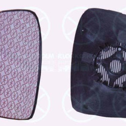 Mirror Glass, exterior mirror, for electric mirror adjustment, Aspherical, Heatable, Right, 0008100819 (MERCEDES), A 000 810 0819 (MERCEDES), A0008100819 (MERCEDES)