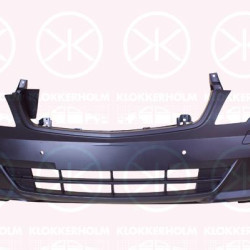 Bumper, with hole(s) for parking assistant system, Front, A63988078709999 (MERCEDES)