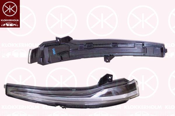 Direction Indicator, Left, Exterior Mirror, LED, Housing Colour: black, 0999064701 (MERCEDES), 0999067101 (MERCEDES), A0999060143 (MERCEDES), A0999064701 (MERCEDES), A0999067101 (MERCEDES)