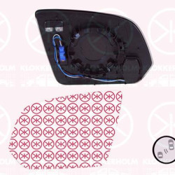 Mirror Glass, exterior mirror, Left, Heatable blind spot mirror, Aspherical, 4478110433 (MERCEDES), A4478110433 (MERCEDES)