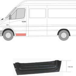 Door, body, Repair Panel, Left Front, Inner Section, Lower Section, 