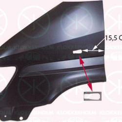 Wing, Left Front, with hole for direction indicator, 901 637 3001 (MERCEDES), A 901 637 30 01 (MERCEDES), A901 637 3001 (MERCEDES)