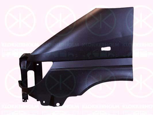 Wing, Left Front, with hole for direction indicator, Zinc-coated, 901 630 6907 (MERCEDES), A 901 630 6907 (MERCEDES), A901 630 6907 (MERCEDES)