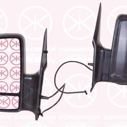 Exterior Mirror, Right, with indicator, with cable, Convex, T15 16W, 2E1 857 502AC (VW)