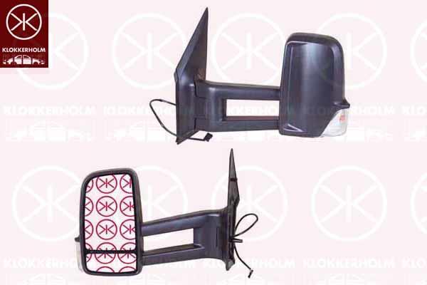 Exterior Mirror, Left, Long mirror arm, with indicator, with cable, Number of pins: 2, Convex, T15 16W, 000 810 0586 (MERCEDES), 000 810 0686 (MERCEDES), 000 810 8119 (MERCEDES), 000 811 1022 (MERCEDES), 000 811 4407 (MERCEDES), 000 813 0436 (MERCEDES), 001 822 9320 (MERCEDES), 002 811 3933 (MERCEDES), 002 811 5233 (MERCEDES), A 000 811 44 07 (MERCEDES), A 000 810 0586 (MERCEDES), A 000 810 0686 (MERCEDES), A 000 810 8119 (MERCEDES), A 000 811 1022 (MERCEDES), A 000 811 4407 (MERCEDES), A 000 813 0436 (MERCEDES), A 001 822 9320 (MERCEDES), A 002 811 3933 (MERCEDES), A 002 811 5233 (MERCEDES), A000 810 0586 (MERCEDES), A000 810 0686 (MERCEDES), A000 810 8119 (MERCEDES), A000 811 1022 (MERCEDES), A000 811 4407 (MERCEDES), A000 813 0436 (MERCEDES), A001 822 9320 (MERCEDES), A002 811 3933 (MERCEDES), A002 811 5233 (MERCEDES)