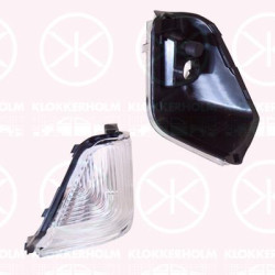 Direction Indicator, Left, Exterior Mirror, Indicator Colour: white, without bulb holder, 001 822 8920 (MERCEDES), 2E0 953 049A (VW), A001 822 8920 (MERCEDES), A0018228920 (MERCEDES)