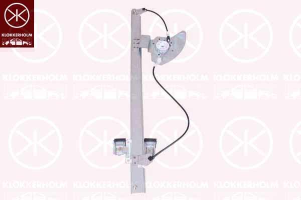 Window Regulator, OE-type, without electric motor, Electric, Left Front, 2E0 837 401 (VW), 906 720 0046 (MERCEDES), A 906 720 0046 (MERCEDES), A906 720 0046 (MERCEDES)