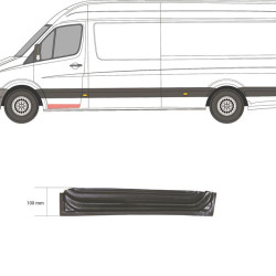 Door, body, Repair Panel, Left Front, Inner Section, Lower Section, 