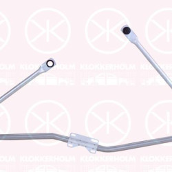 Wiper Linkage, Front, Set, without electric motor, for left-hand drive vehicles, 2E0955023 (VW), 9068200040 (MERCEDES), A9068200040 (MERCEDES)