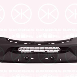 Bumper, Front, black, with hole(s) for fog lights, with hole(s) for parking distance control, 906 880 1870 9B51 (MERCEDES), A 906 880 1870 9B51 (MERCEDES), A906 880 1870 9B51 (MERCEDES)