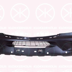 Bumper, Front, with hole(s) for fog lights, with hole(s) for washer nozzle, black, A9068804870 (MERCEDES), A9068804870-ZB (MERCEDES)