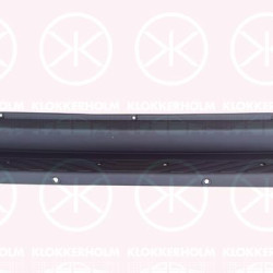 Bumper, Rear, with hole(s) for parking distance control, for vehicles with step board, black, 906 880 05 71 (MERCEDES), A906 880 05 71 (MERCEDES)