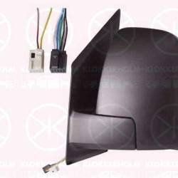 Exterior Mirror, Right, Short mirror arm, for electric mirror adjustment, Number of pins: 7, with indicator, Heatable, Convex, T15 16W, 9108109001 (MERCEDES), A 910 810 90 01 9051 (MERCEDES), A9108109001 (MERCEDES)