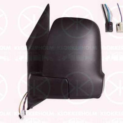 Exterior Mirror, Left, Short mirror arm, for vehicles with blind spot assistant, for electric mirror adjustment, Number of pins: 9, with indicator, Heatable, Convex, T15 16W, A9105420100 (MERCEDES), 9108111100 (MERCEDES), A9108113900 (MERCEDES), A9108111100 (MERCEDES), A9108112900 (MERCEDES), A9108114100 (MERCEDES), A9109064700 (MERCEDES)