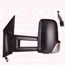 Exterior Mirror, Left, Long mirror arm, for electric mirror adjustment, Number of pins: 9, with indicator, Heatable, Convex, T15 16W, A0008111022 (MERCEDES), A0018228920 (MERCEDES), A0028115033 (MERCEDES), A0008130436 (MERCEDES), 9108108502 (MERCEDES), A9108108502 (MERCEDES)