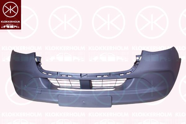 Bumper, Front, black, 91088593009K83 (MERCEDES)