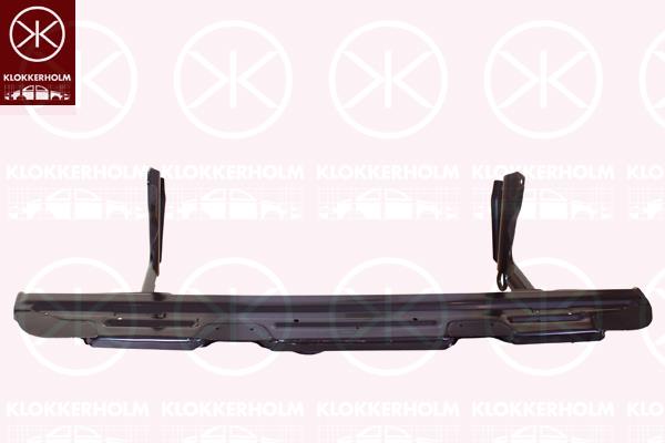 Bumper, Rear, Steel, Vehicle Equipment: for vehicles with running board, 907 880 11 00 9K83 (MERCEDES)