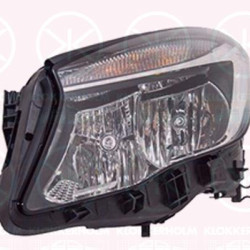 Headlight, Right, Illuminance [lx]: 17.5, H7, H15, Housing Colour: black, with motor for headlamp levelling, AL, 1569061200 (MERCEDES), A156 906 12 00 (MERCEDES), A1569061200 (MERCEDES)